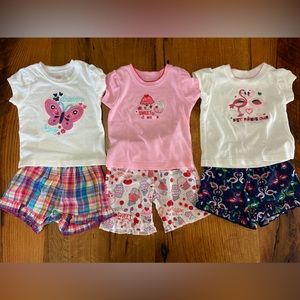 Oshkosh B’Gosh Baby Girl Set of SIX Spring/Summer Pieces, Size 6 Months